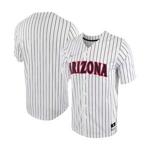 University of Arizona baseball jersey, white pinstripes size S